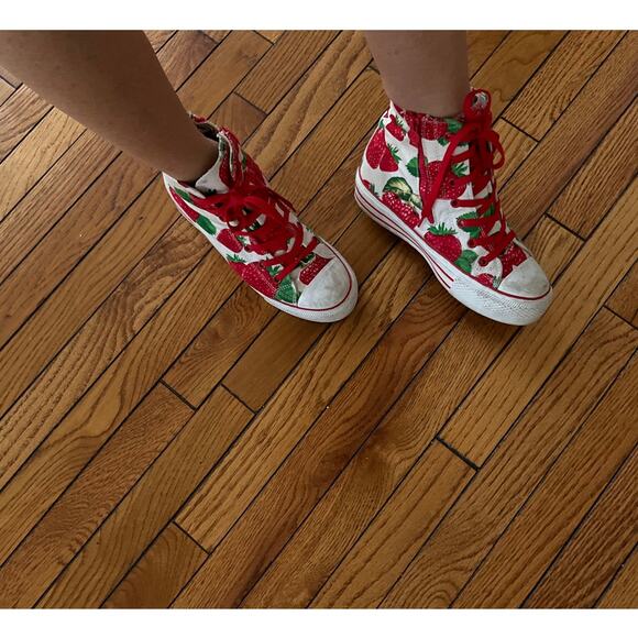 IiJin Strawberry Dream Hidden Invisible Wedge Sneakers 38/8 - Picture 13 of 13